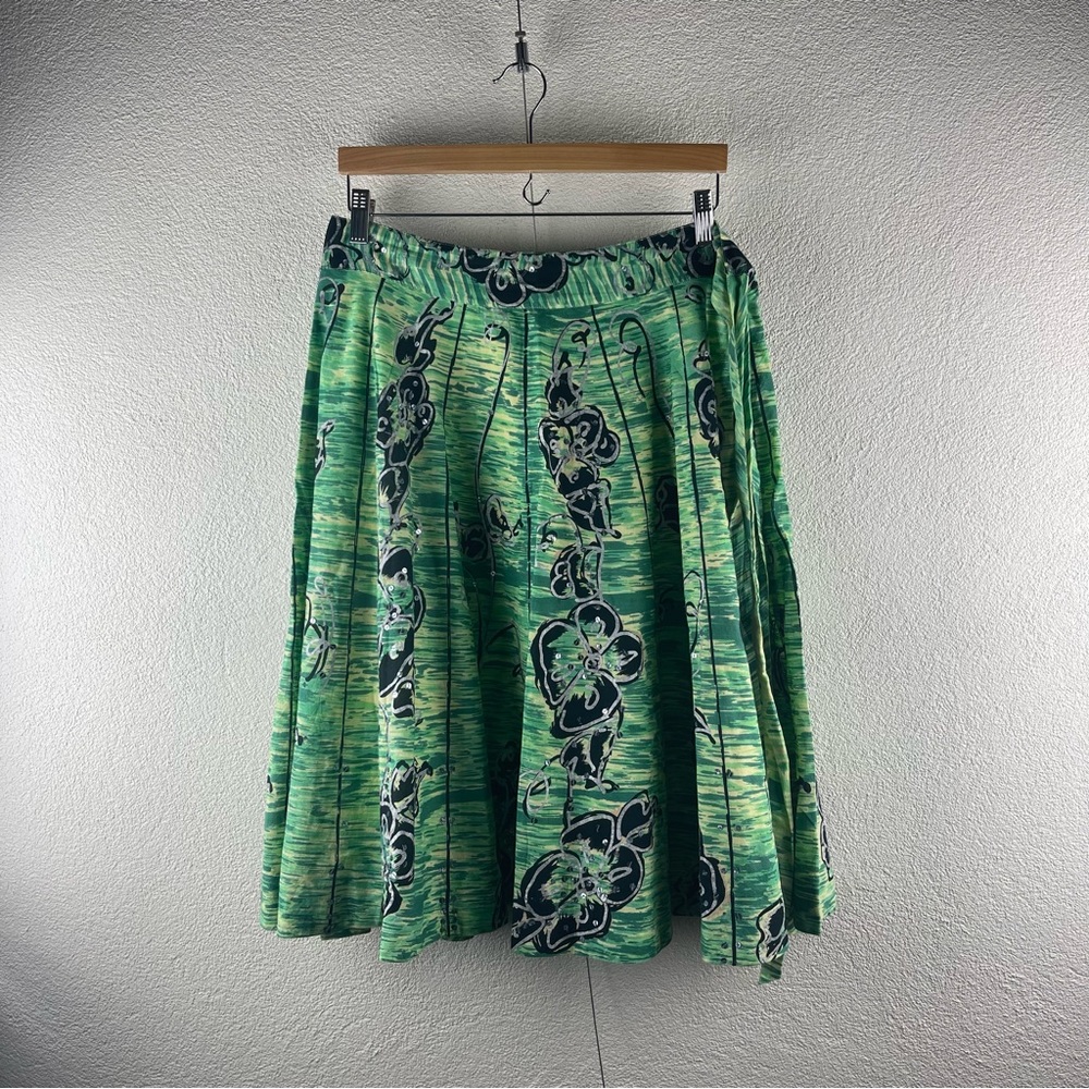 SOLD l 10 Odille Retro Rockabilly Mexican Pinup Sequin Sash Patio Skirt - Picture 1 of 5